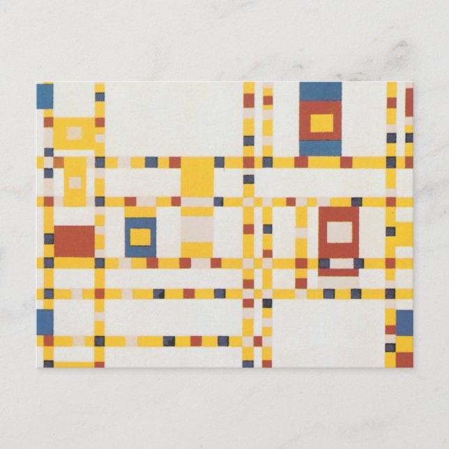 Broadway Boogie Woogie Vykort (Framsida)