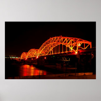 Broadway Bridge av Buck Pengarar Poster