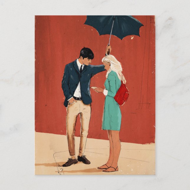 Broadway Buss Stop Vykort (Framsida)