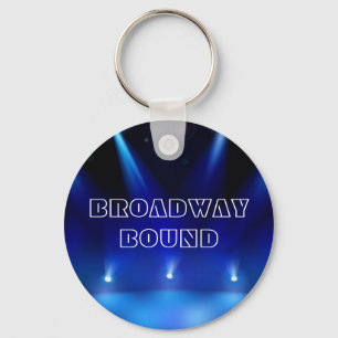 Broadway destinerade Keychain Nyckelring