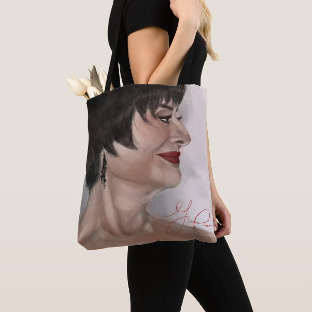 Broadway Deva Fan Art Collection Tote Bag Tygkasse (Närbild)