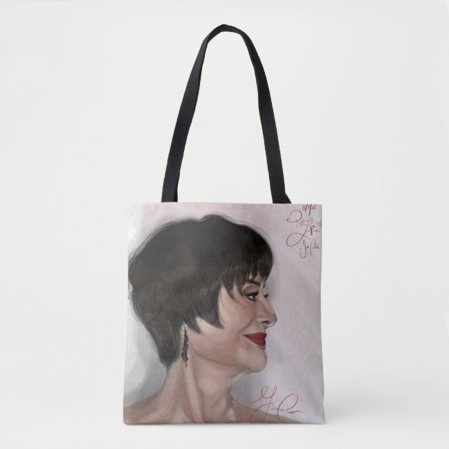 Broadway Deva Fan Art Collection Tote Bag Tygkasse (Framsida)