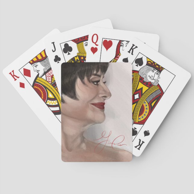 Broadway Deva Fan Art-samling Casinokort (Baksidan)