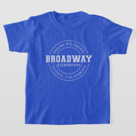 Broadway Elementary School-barn runt logotyp-skjor T Shirt