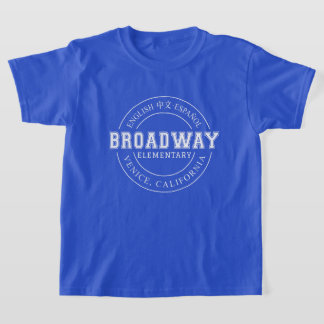 Broadway Elementary School-barn runt logotyp-skjor T Shirt