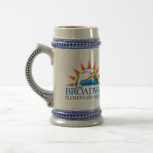 Broadway Elementary School Färg logotyp Mugg