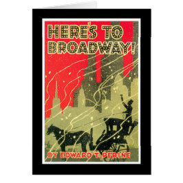 Broadway Hälsningskort