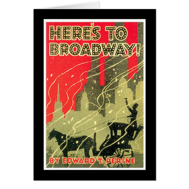 Broadway Hälsningskort (Framsidan)