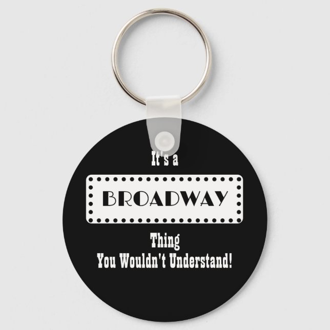 Broadway Keychain Nyckelring (Framsida)