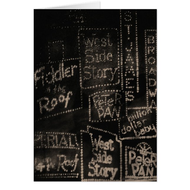 Broadway ~-kort OBS kort (Framsidan)