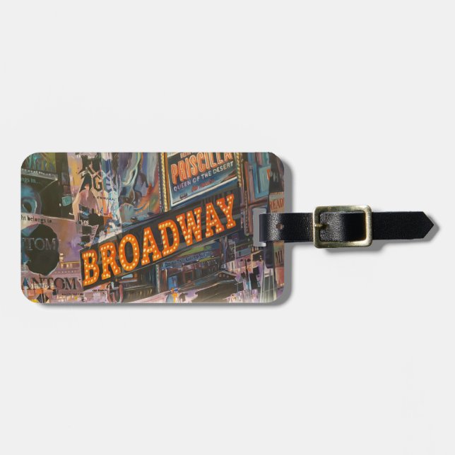 Broadway Neon Ljus Bagagebricka (Horisontell Framsida)