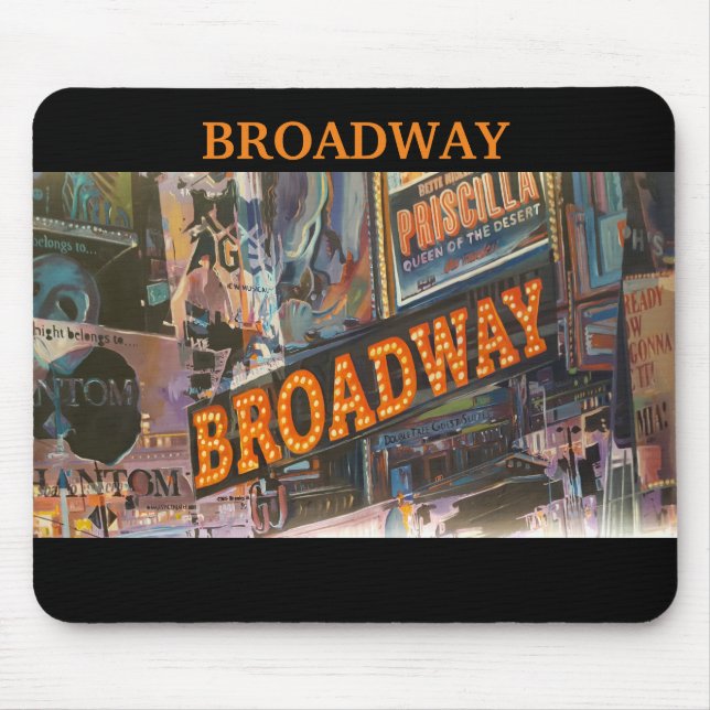 Broadway Neon Ljus Musmatta (Framsidan)