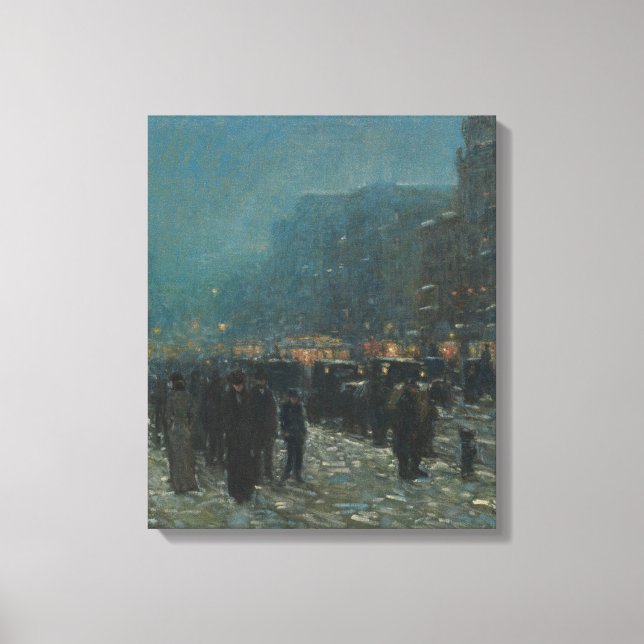 Broadway och 42nd Street Canvastryck (Framsida)