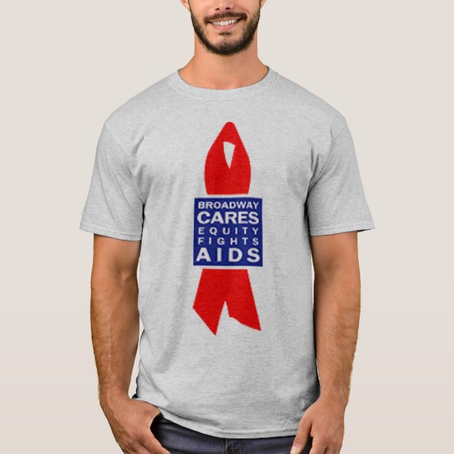 Broadway omsorgAIDS Tee Shirt (Framsida)