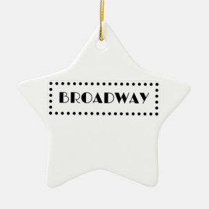 Broadway prydnad julgransprydnad keramik