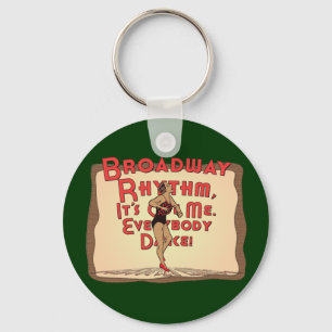 Broadway rytm/alla dans nyckelring