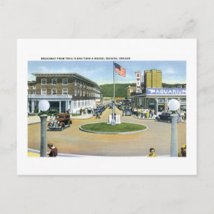 Broadway, Seaside, Oregon Vykort