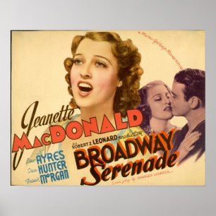 Broadway Sergranaten ~ Jeanette Mac Donald Poster