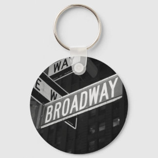 Broadway Street-tecken Nyckelring