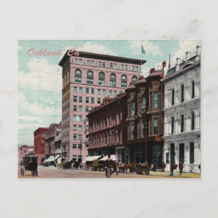 Broadway Street Vintage Postcard Vykort