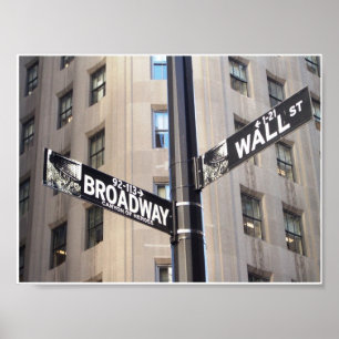 Broadway undertecknar affischen poster