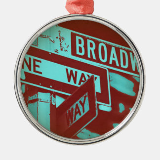 Broadway undertecknar julgransprydnad metall