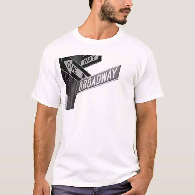 Broadway undertecknar t-shirt (Framsida)