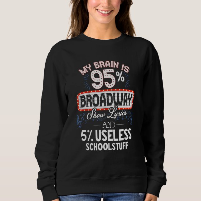 Broadway visar Broadway Theater Broadway teater T Shirt (Framsida)