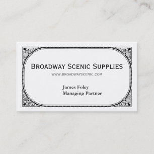 Broadway Visitkort