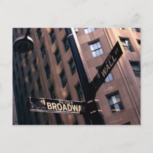 Broadway/Wallstreet Vykort