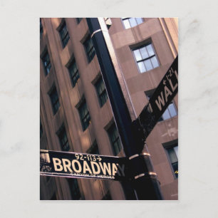 Broadway/Wallstreet Vykort