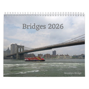 Broar, en 12-månaders Fotografi 2026 Kalender