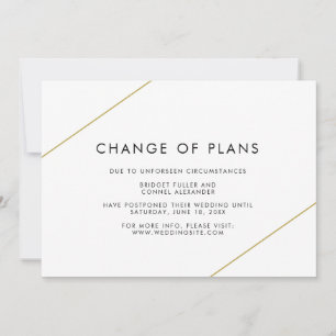 Broar Geometric Modern Bröllop Meddelande