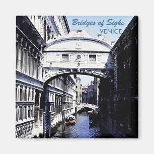 Broar mellan Sighs och Venedig Magnet