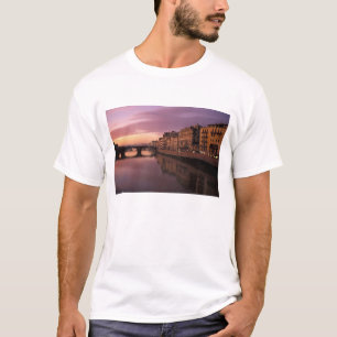 Broar över Arnofloden vid solnedgång, T-shirt
