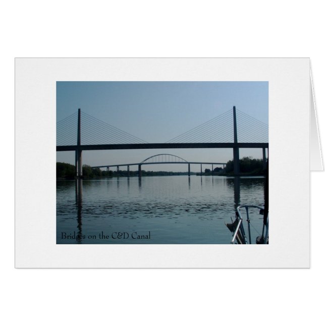 Broar på C&D-kanalen Hälsningskort (Framsidan Horizontal)