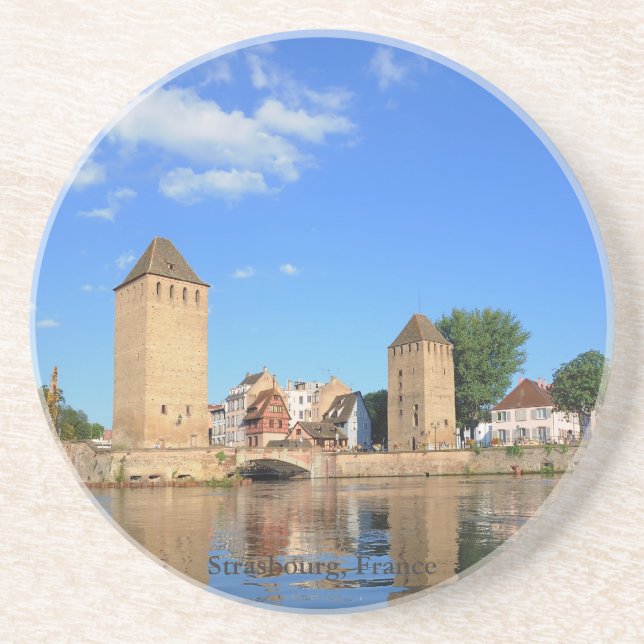 broar, Strasbourg, Frankrike Underlägg Sandsten (Framsidan)