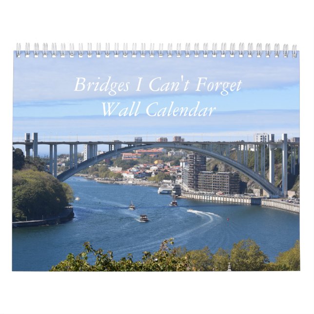 Broarna jag inte kan glömma väggkalender kalender (Omslag)