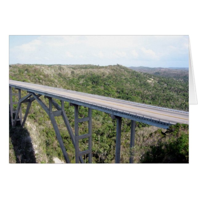 brobacunayagua hälsningskort (Framsidan Horizontal)