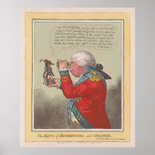 Brobdingnags kung, och Gulliver (1803) Poster