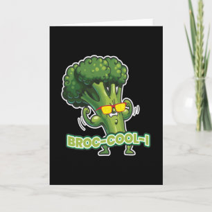 Broc-coola-i Vegan Vegan Vegetables Kort