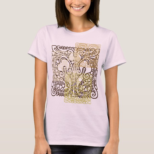 Brocade Block Shirt T-shirt (Framsida)