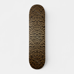 Brocade mönster mini skateboard bräda 18,5 cm