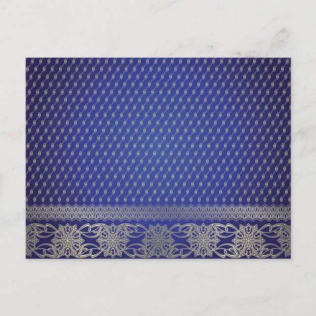Brocade mönster vykort (Framsida)