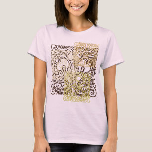 Brocadekvarterskjorta Tee