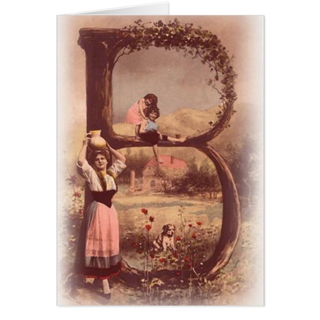 Brocante hem- Scrumptious dagkort Hälsningskort (Framsidan)