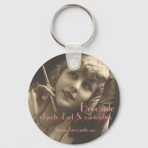 Brocante keychain nyckelring