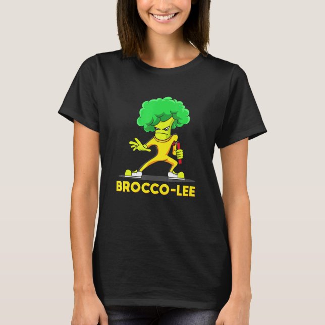 Brocco Lee Mma Martial Arts Tee Veggies Vege (Framsida)