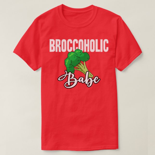 Broccohol Babe T Shirt (Design framsida)