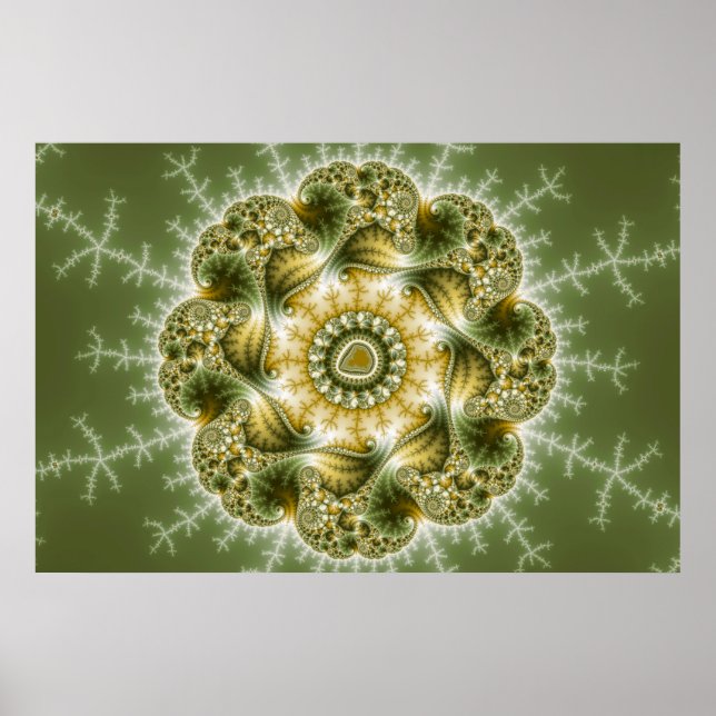 Broccolator - Fractal Art Poster (Framsidan)